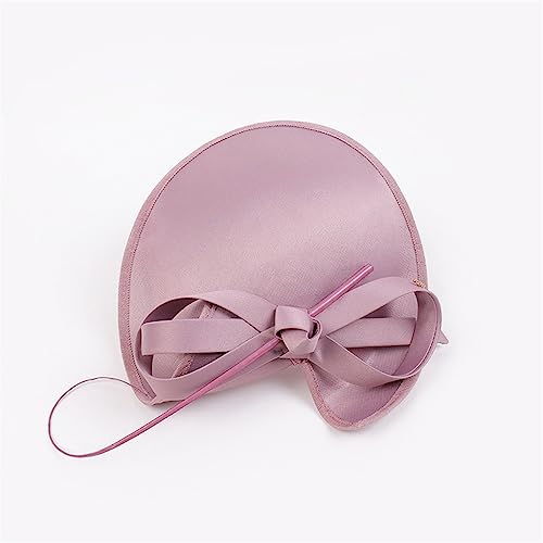 Fascinator église haut de gamme en feutre violet capolinea rétro chic