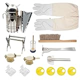 【Ayudante de apicultor】Los guantes de apicultor protegen de picaduras, jaulas de abeja reina, ideales para atrapar abeja reina, puerta de válvula de miel utilizada para regular el flujo de miel a vasos más pequeños del extractor