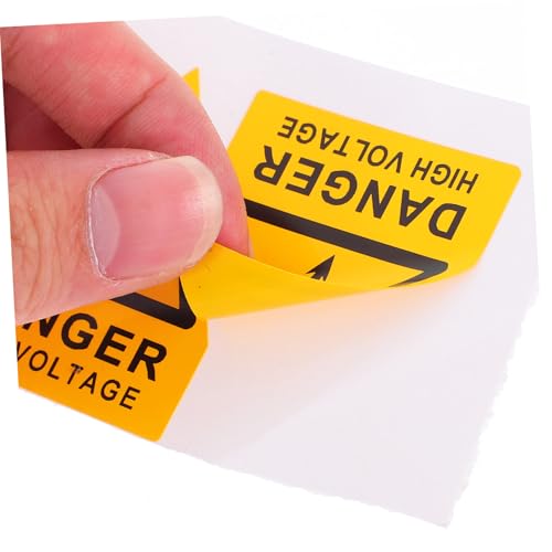 Vueinrg 20 Stück 5cm/10cm Aufkleber Elektro Warnschild Elektrische Vueinrg 20 Stück 5cm/10cm Aufkleber Elektro Warnschild Elektrische