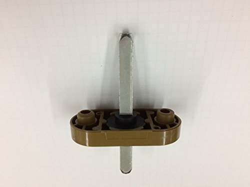 GIOCO PER MARTELLINA MANIGLIA PER FINESTRE DK OVALE Q7X45 CON BUSSOLE 9,5 GHIDINI