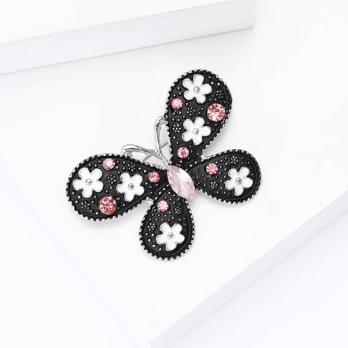 Image of Insect Animal Brooch Pin for Women Rhinestone Lapel Pins Vintage Brooches for Costume Accessories