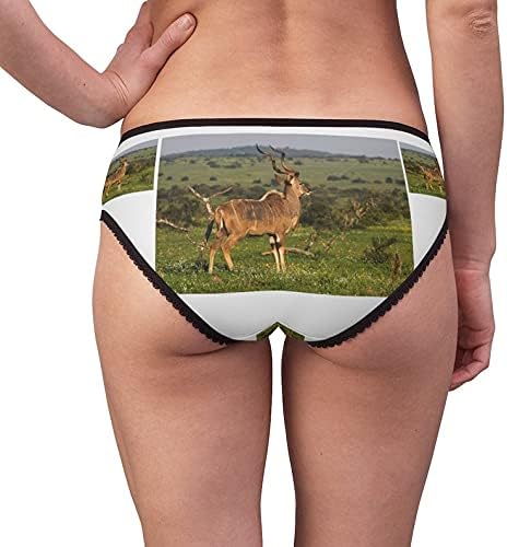 Kudu Panties, Kudu Underwear, Briefs, Cotton Briefs, Funny Underwear, Panties For Women