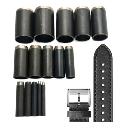 Kit de agujeros para cuero | 15 piezas puntas y tachuelas para ojales | Equipo para acolchados, bolsos, zapatos, elaboración de cuero, trajes y cinturones | Proyectos artesanales zapateros artesanos