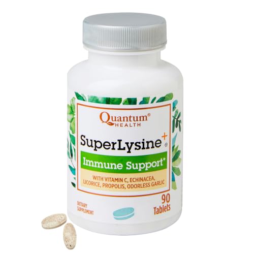 Quantum Health SuperLysine+ 1500mg L-lysine Immune Support 90 Tablets