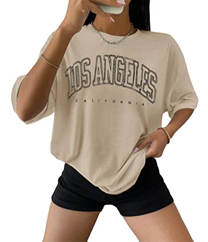 Tomwell Damen Tshirt Kurzarm Sommer Oberteile Oversized T-Shirt mit...