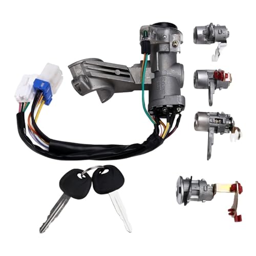 Car door lock and ignition lock 819054A610 Car STARTER LOCK + KEYS And CYLINDER SET Fit For Hyundai I800 H1 Starex H-1 2002 Part 81905-4A610 Accessories
