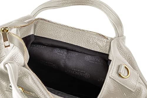 Baroncelli Medium Size Leather Crossbody