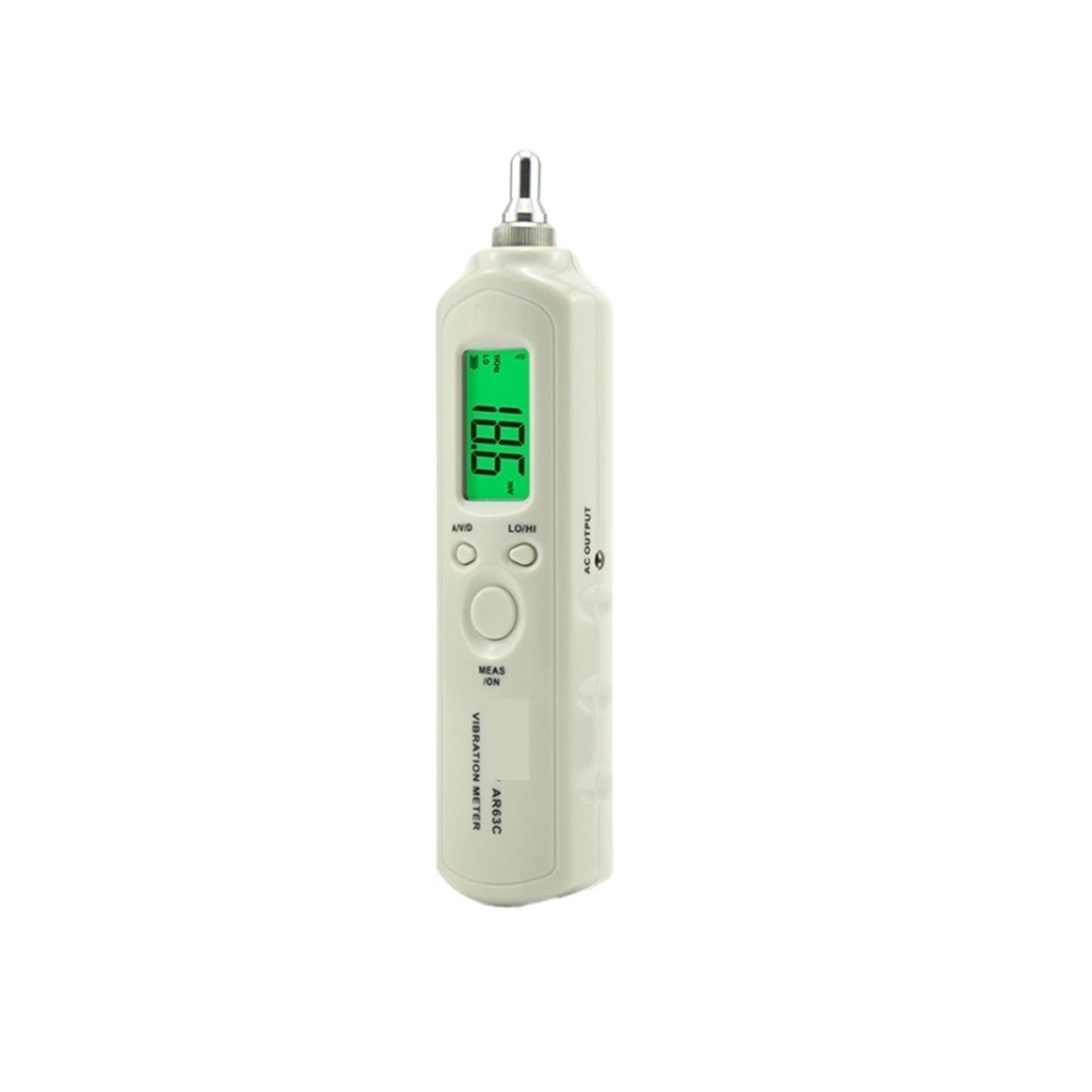 Vibromètre, Vibromètre numérique portable AR63C, analyseur de vibrations à batterie, sortie CA