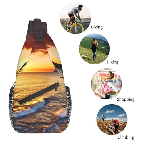Bolso cruzado estilo bandolera para viaje y senderismo miniatura 6