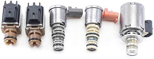 Shift Solenoid, 5PCS A & B Transmission Shift Solenoid EPC TCC Solenoid for GM 4L60E Model Automatic Transmission (4L60E Solenoid 03-05)