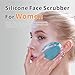 HIEERBUS Silicone Face Scrubber,Face Scrubber,2pcs Facial Cleansing Brush,Facial Washing Brush for Deep Clean Pore Cleansing Blackhead Remover Scrubbing Brushes for All Kinds of Skins (Green+Pink)