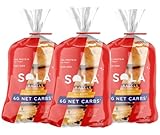 Sola Low Carb & Keto Friendly Bagels, Blu-berry - 6g Net Carbs & 18g of Protein, No Added Sugar,...