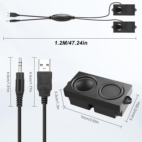 image for MEIRIYFA Computer Speakers for Desktop PC Laptop, Mini PC Computer Spe