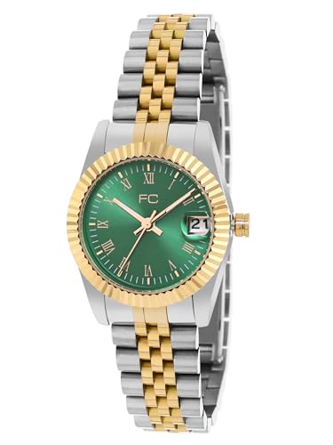 Image of French Connection Alice | Green Round Dial | Roman Numerals | Date Display | Analog Watch for Women - FCN00085G