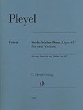 6 Duets For 2 Violins, Op. 48 (Multilingual Edition)
