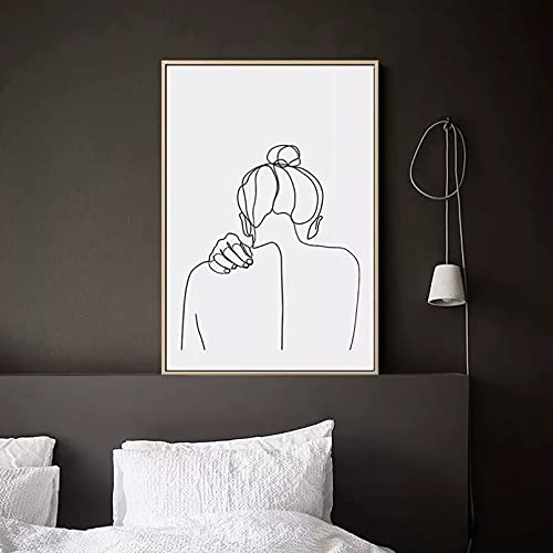 Peinture affiche abstraite pour une décoration murale chambre ou un salon moderne