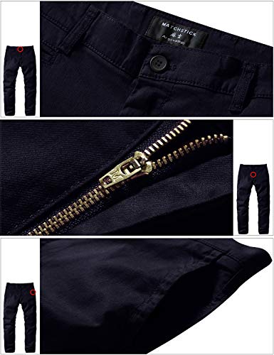 Image of Match Men's Regular Fit Comfort Stretch Casual Chino Pants