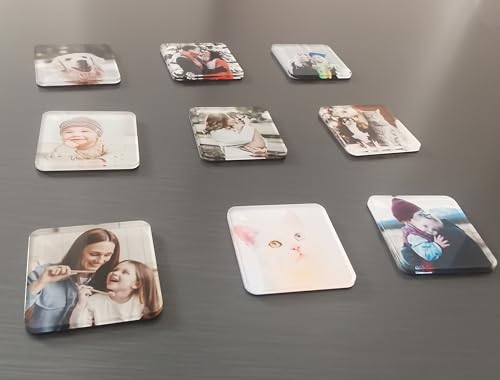 Imán personalizado para refrigerador 2x2 pulgadas miniatura 6