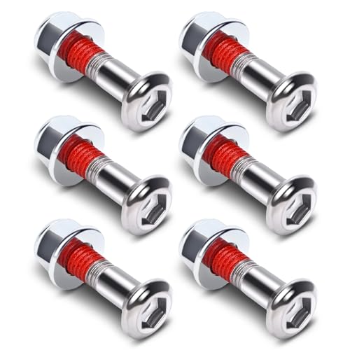 Acouto Chainring Bolts Kit M8 Aluminum Alloy 6pcs Sprocket crf50