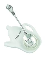 Algopix Similar Product 8 - Mud Pie Decaf Coffee Spoon Rest, White