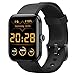 CUBOT Smartwatch Tracker Fitness Orologio Uomo Donna con Saturimetro (SpO2) Alexa Integrata, Cardiofrequenzimetro da Polso, 1.7 Pollici Touch Screen, Impermeabile 5ATM, per Android iOS Nero