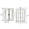 VINGLI 2 Frames Manual Honey Extractor Separator, Food Grade Stainless Steel Honeycomb Spinner Drum Crank By Hand with Adjustable Height Stands, Beekeeping Pro Extraction Apiary Centrifuge Equipment