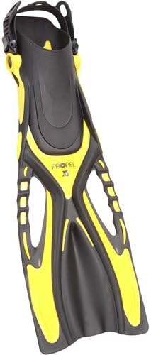 Miniatura 3 de XS Scuba Propel - Aletas de esnórquel, color azul, 4.58.5