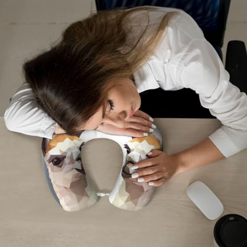 Almohada de viaje espuma viscoelástica 30 cm x 25 cm miniatura 7