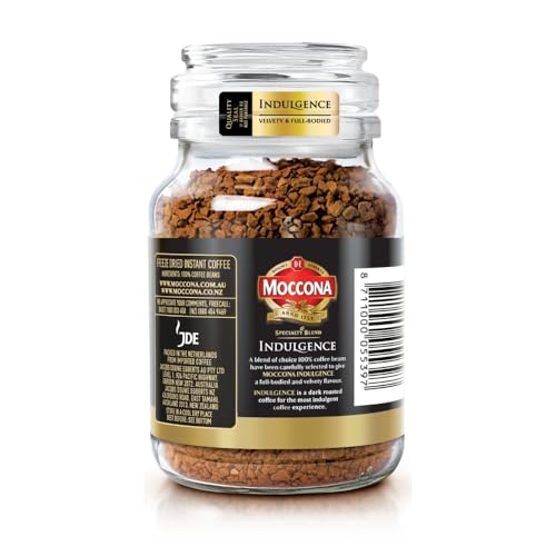 Image of Moccona Indulgence Instant Coffee 100g | Imported Coffee | Premium Arabica & Robusta Blend | Freeze-Dried | Bold & Strong Flavor