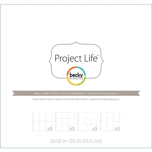 Project LifeSmall Variety Pack 4 Photo Pocket Pages