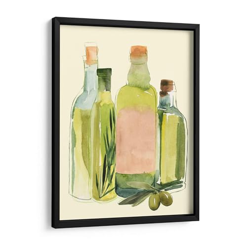 Canvas Lab | Olive Oil Set II | Fine Art Framed Print miniatura 1