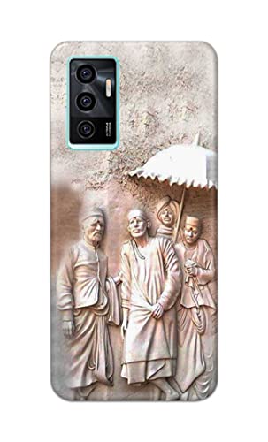 Image of Printed Hard Back Cover Case for Vivo V23e | V23e 5G | Vivo Y75 4G Back Cover (Sai Baba) -1803