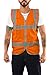 Kolossus Safety Vest Orange High Visibility with Back Mesh (Small, Orange)