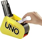 Mattel Games UNO Attack Mega Hit Card Game with Random-Action Launcher with Lights & Sounds & 112 Cards, Kid, Teen & Adult Game Night Ages 7 Years & Older | With Card Launcher Featuring Lights & Sounds & Special Mega Hit Rule for Kids, Teens & Family