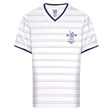 Score Draw Chelsea 1986 Full Members Cup Final Retro Shirt Blue Medium Polyester
