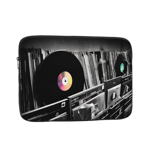 Image of Laptop Shoulder Bag 12 inch Messenger Bag Vinyl Records Laptop Bag Carrying Case for Men Women