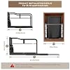 Pull Out Trash Can Under Cabinet with Push to Open Slides, Heavy Duty Cabinet Trash Can Pull Out Kit with Door Mounting Kit for Kitchen, Requires 13 W Cabinet Opening (Waste Bin Not Included)