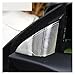 VNFEJEJR Fit for Benz CLA C117 2013-2019 Door Window A-Pillar Triangle Tweeter Audio Speaker Cover Decoration Trim Car Accessories Door Audio Speaker Cover
