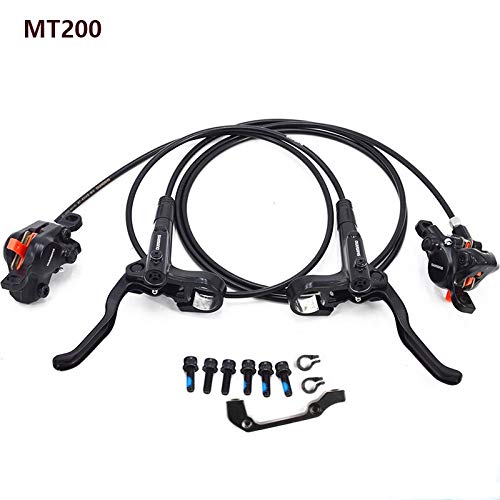 Actualización MT200 Freno for Bicicleta MTB Disco hidráulico de Freno Pinza de Bicicletas de montaña Freno for M315 Freno W/n G3 / HS1 Rotor (Color : MT200 Only)