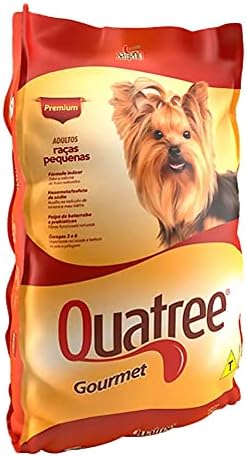 Quatree Gourmet Ração para Cães Adultos Raças Pequenas 3kg
