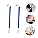 Healeved 2pcs Long Handled Shoe Lifter and Dressing Stick for Seniors and Disabled Portable Dressing Aid Lightweight Easy to Use for and Shoe Removal