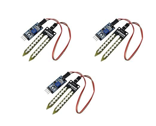 SP Electron Pack of 3 Pcs Soil Moisture Meter Soil Humidity Sensor Water Sensor UNO Respberry for Multipurpose Uses.-image-42