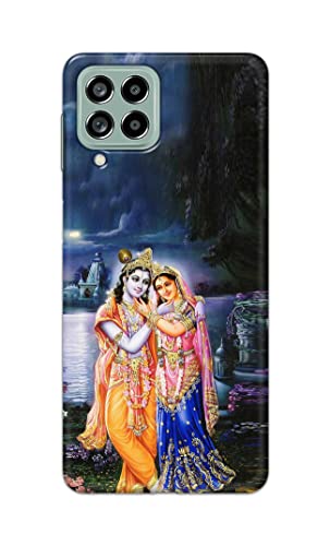 Image of Printed Hard Back Cover Case for Samsung Galaxy M53 5G Back Cover (Radha Krishna) -1803