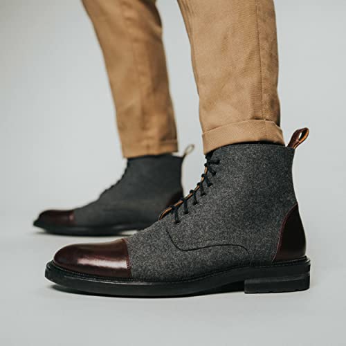 Image of TAFT Jack Boot Handcrafted Leather and Wool Men's Dress Boot