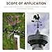 Toddmomy Rooster Weather Vane Roof Mounted Wind Direction Indicator Metal Weather Vane for Garden Farmhouse Patio Outdoor D Cor