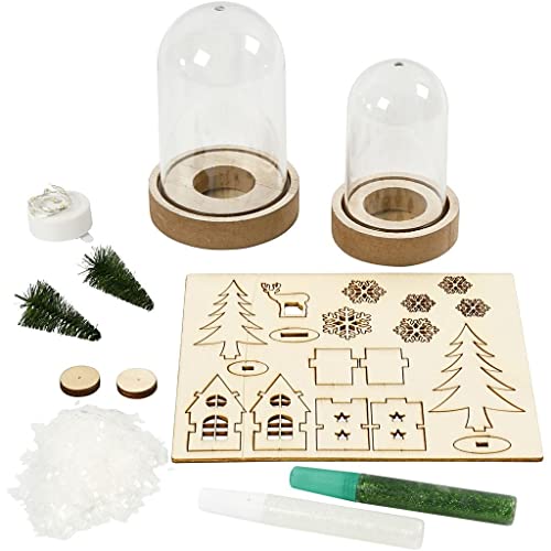 Kit cloches avec décoration intérieure miniature objet DIY salon maison - 3