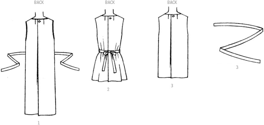 Simplicity SS9906A Vintage 1960's Misses' Apron Sewing Pattern Packet, Design Code S9906, Sizes XS-S-M-L-XL