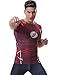 Red Plume Mens 3D Digital Printing Short Sleeve T-Shirt Outdoor Running Yoga Fitness Tight Shirt for Men Red