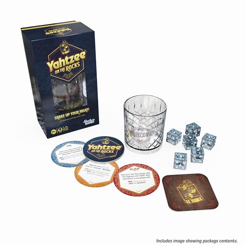 Hasbro Gaming Yahtzee On the Rocks Dice Game | Adult Party Game with Fun Challenges for Ages 21+ | 2 to 6 Players | 20 Mins. | Great Gifts for Adults by Hasbro Gaming - Used condition - Image 3