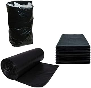 RelianceUK 25 Pack 400 Gauge (100 Micron) 30 KG Capacity Black Heavy Duty Builders Rubble Sacks| Extra Strong Builders Rubble Bags 20" x 30"